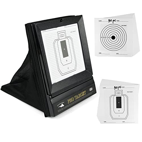 Portable Airsoft Target Trap with Mesh Catcher - 60 Sheets