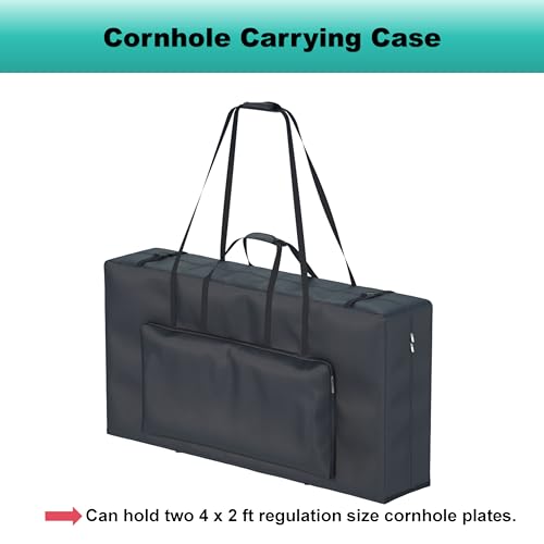 OUTDOORWEI Cornhole Carrying Case Fits 4x2 Regulation Boards Waterproof Heavy Duty