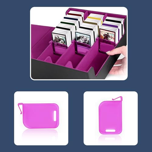 Card Storage Divider Clips - 5Pcs Adjustable Baffle Set - Re