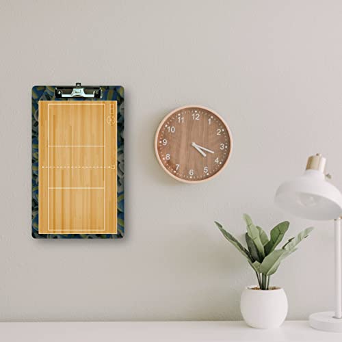 Volleyball Coach Clipboard - Double-Sided Dry Erase Board