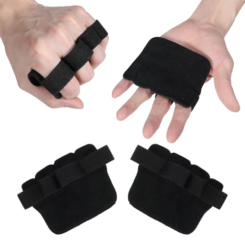Weight Lifting Gloves for Men - Leather Anti-Slip Gym Gloves