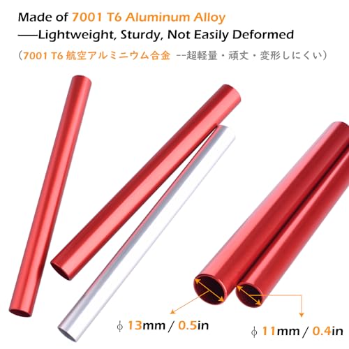 Tent Pole Repair Kit - Aluminum Alloy Splint for 8.5-10.5mm Poles