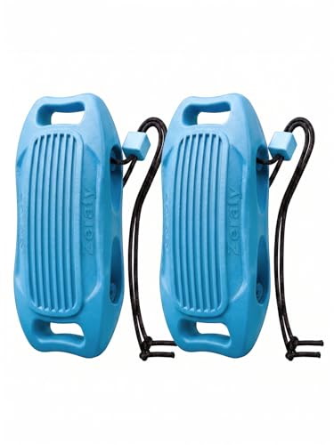 Zeraty 17x8 Inch Blue Solid EVA Boat Fenders No-Deflation Dock Bumper, 2 Pieces