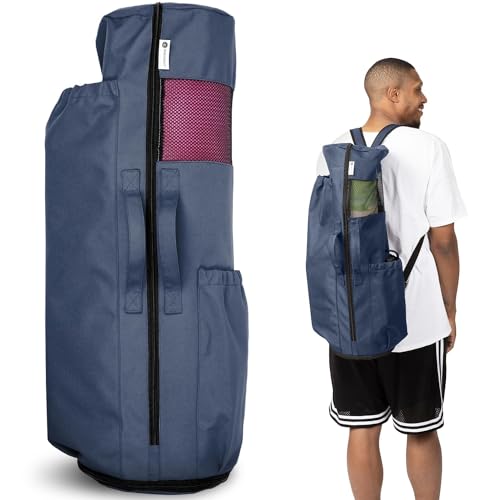 Expandable Yoga Mat Bag - Adjustable Strap, Fits Mats Up to 32 Inches