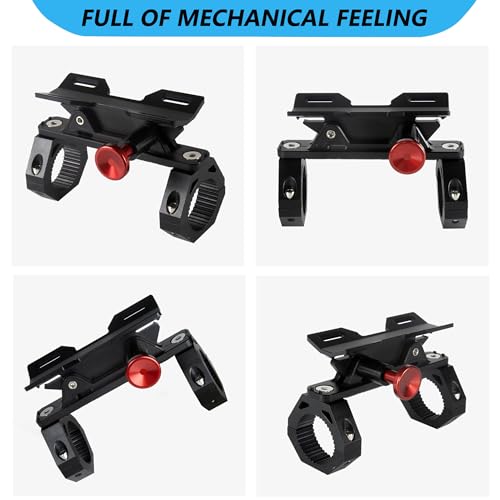 Fire Extinguisher Mount Bracket, Aluminum UTV Quick Release Fire Extinguisher Mount for 1.75''-2'' Roll Bar, Universal for UTV RZR Polaris Ranger Jeep Wrangler, with 4 Clamps