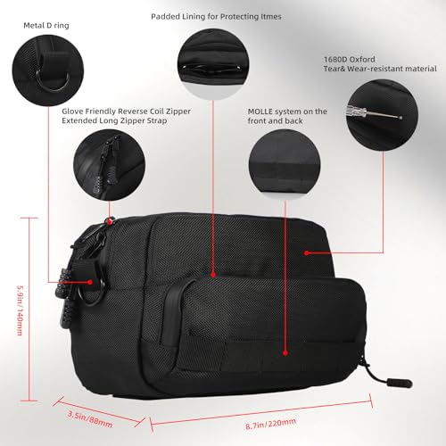 Universal Motorcycle Handlebar Bag Waterproof Storage for Bikes & ATV