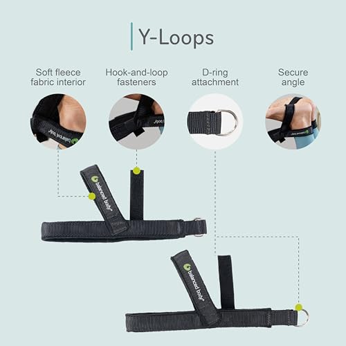Y Loops Pilates Footstraps with D Rings - Comfortable Accessories