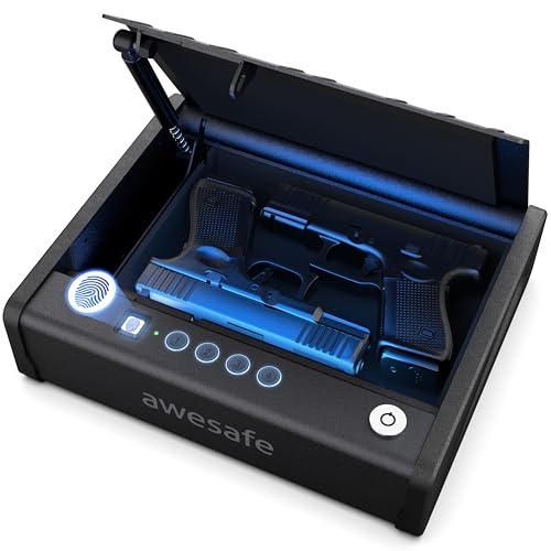 Biometric Gun Safe with Fingerprint Digital PIN - Large