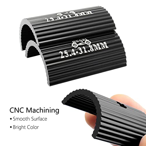 Bike Handlebar Shim Adapter 25.4-31.8mm - Black