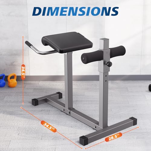 Adjustable Hyper Extension Bench for Core & Back Training - Standard