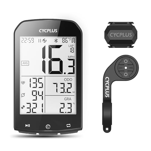 GPS Wireless Bike Computer with 2.9" LCD Screen - M1+Z1+C3