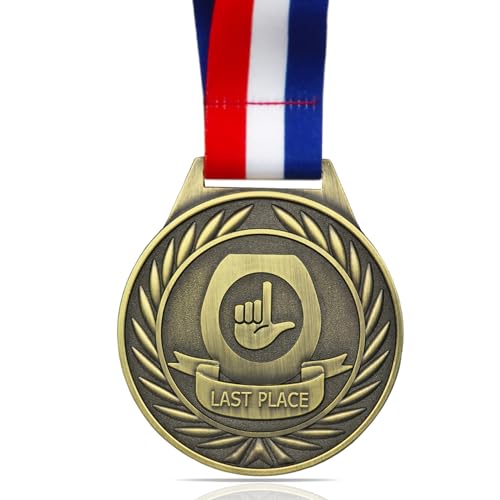 Toilet Seat Last Place Medal - Funny 3 Inch Trophy for Competitions
