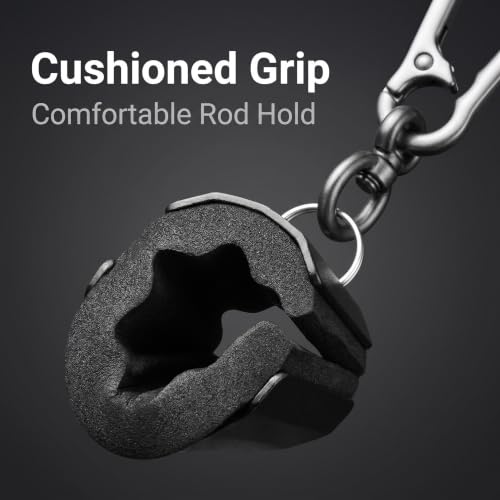Lightweight Fishing Rod Holder Clips - Hands-Free Outdoor Accessory
