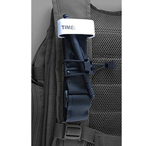 Black Tactical Molle Clips Set for Backpack & Vest - 4 Pieces