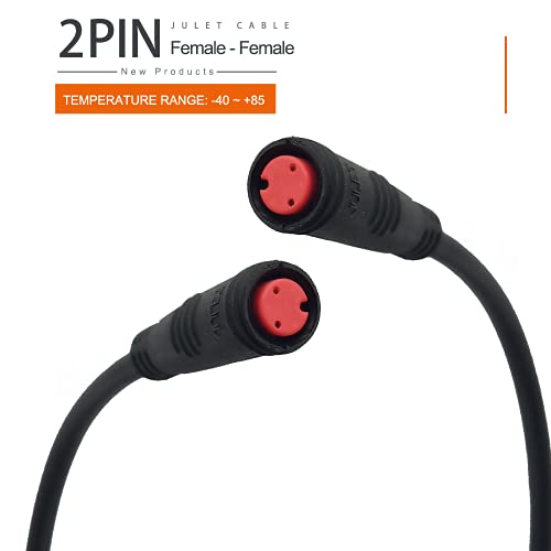 Waterproof Ebike Extension Cable 2Pin to 6Pin for Electric Bicycle Wiring