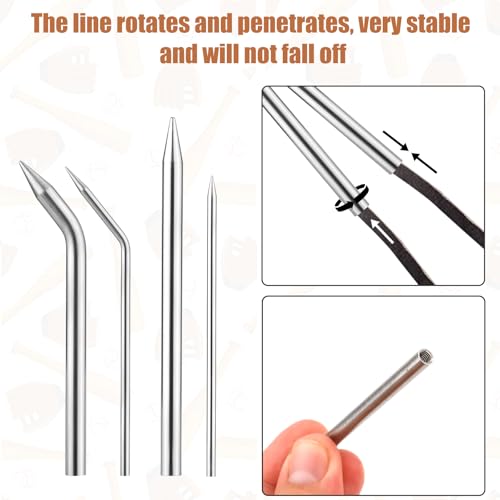 Baseball Glove Lacing Needles - 4pcs Stainless Steel Set