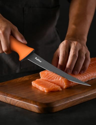 7 Inch Stainless Steel Fillet Knife for Fish - Lightweight & Sharp