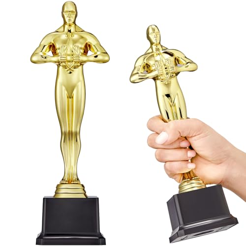10 Inch Gold Trophy Award Statue - Perfect for Parties & Events