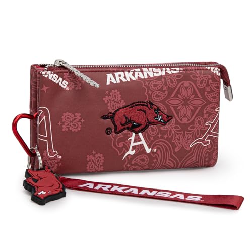Razorbacks Organizer Wallet for Women - RFID Leather Clutch