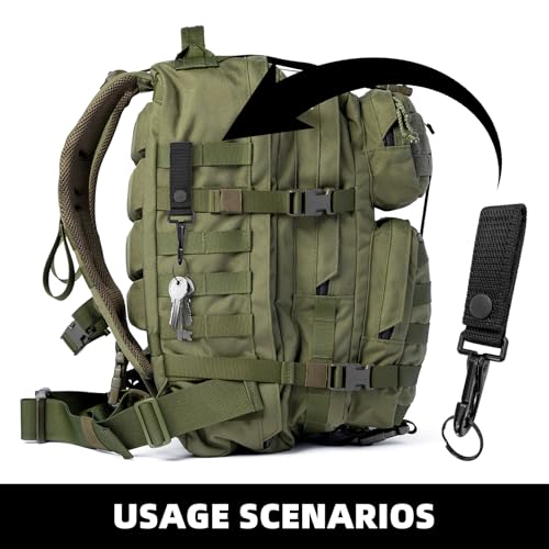 Heavy Duty Key Holder with Belt Clip for Duty Belts & Tactical Gear