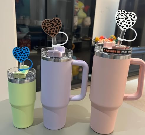 Dark Brown Silicone Straw Cover Cap for 8mm Reusable Straws