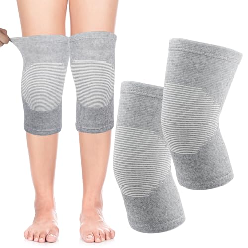 Bamboo Knee Sleeve - Elastic Compression Knee Brace for Pain Relief