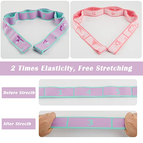 Kids Stretch Bands - 2 PCS Adjustable Dance & Gymnastics Straps