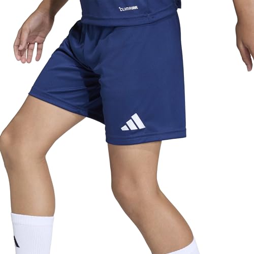 Soccer Cleats for Boys - adidas Entrada26 - Black, White - Medium / Team Navy Blue/White