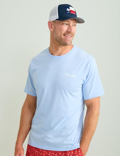HUK Men's Fishing Graphic Tee - Performance Quick-Dry Short Sleeve, Medium / Windsurfer