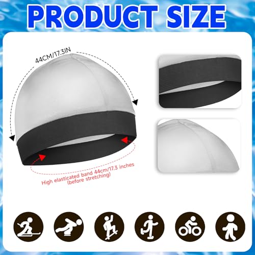 Satin Wave Caps for Men - 4-Piece Breathable Set in 4 Colors