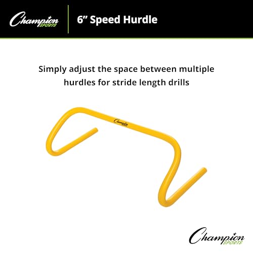 6" Yellow Speed Hurdle - Adjustable Agility & Jump Training