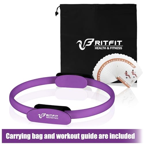 14-Inch Pilates Ring for Inner Thigh Toning - Lightweight & Portable