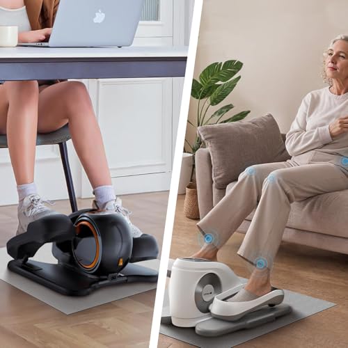 Wiojtry Non-Slip Exercise Mat for Under Desk Elliptical & Mini Steppers