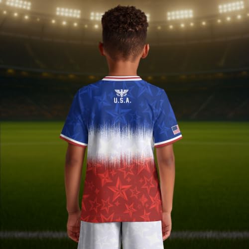 Noryzen Active Kids Soccer Jersey Set Small Ds03 - Boys Girls Team Uniforms