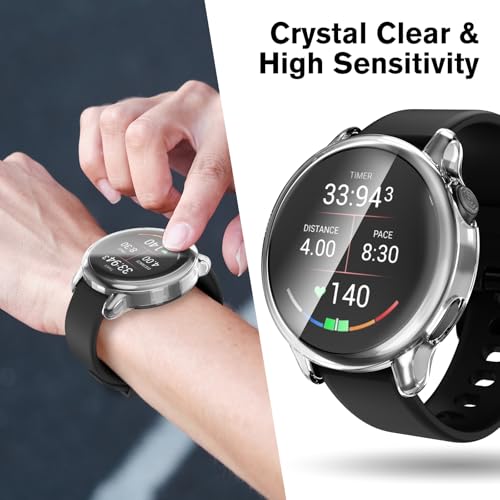 Garmin Vivoactive 6 Screen Protector Case - Black, Clear, Rose Gold