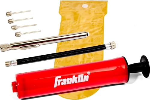 Sports Ball Pump Kit with Needles and Carry Bag