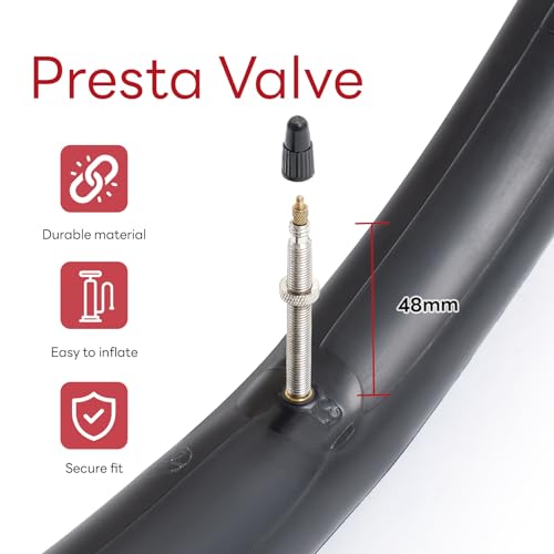 700x18-25C Bike Inner Tube - Presta Valve for Cycling