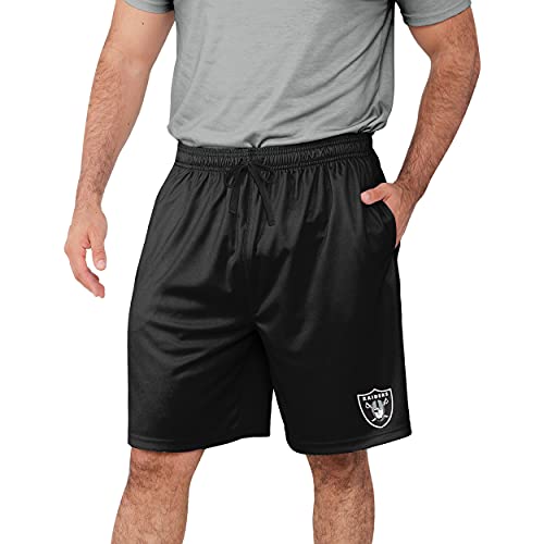 Las Vegas Raiders Workout Training Shorts - X-Large, Cotton
