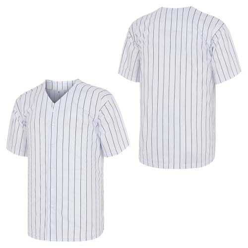 Custom Blank Baseball Jersey for Men - Short Sleeve Sports Shirt