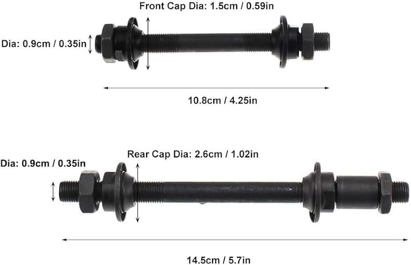 Bike Axle Quick Release Skewers for Road & Mountain Bikes