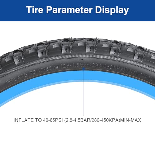 20x1.95 Bike Tire - Mountain & Off-Road Bicycle Replacement Tire