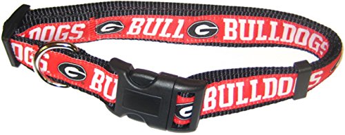 Georgia Bulldogs Dog Collar - Large NCAA Pet Accessory