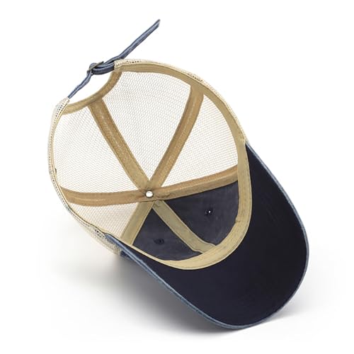 FWMhat 3-Pack Mesh Baseball Cap - Vintage Washed Distressed Trucker Hats