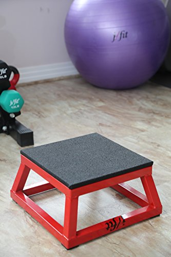 6" Plyometric Box - No Assembly Required, Adjustable Height