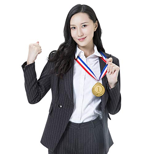 12 Piece Gold Silver Bronze Winner Medals Set for Competitions