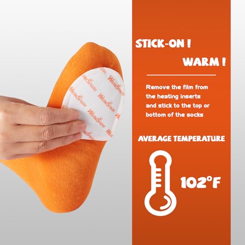 Toes Warmer - 80 Count, 10 Pairs of Disposable Foot Warmers