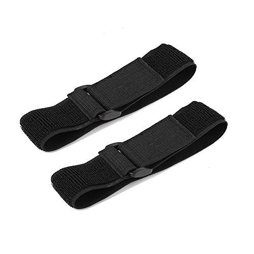 Adjustable Cycling Pant Leg Bands - Elastic Safety Straps, 2 Pack
