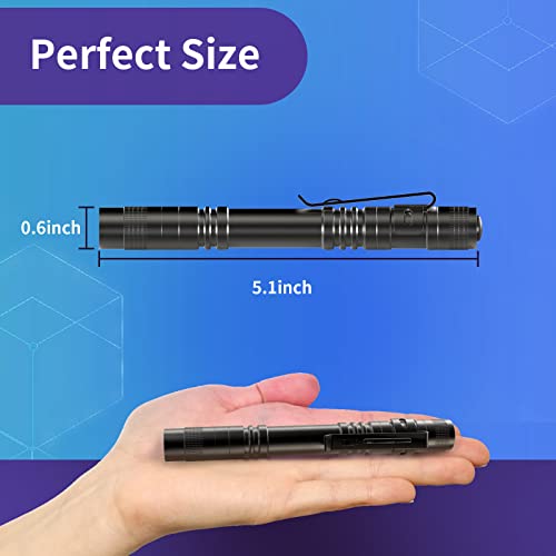 395nm UV Black Light Flashlight - Waterproof Mini Pen Light - Black, 1 Pack
