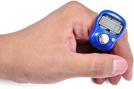 5-Digit LED Digital Finger Counter - Electronic Hand Tally Clicker