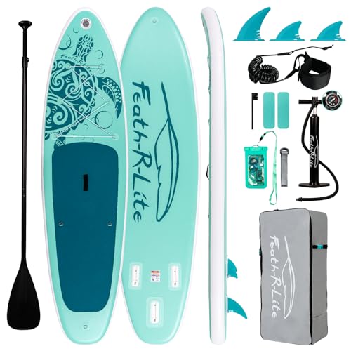 Inflatable Stand Up Paddle Board - Green Turtle 10'6"x33"x6"